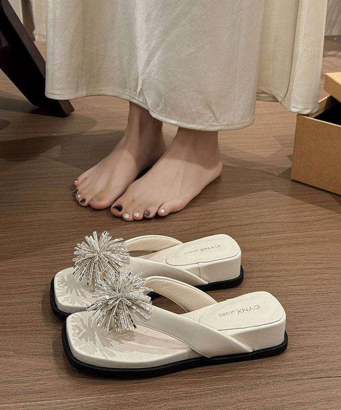 Dames Slippers met Waterdiamant Design 2