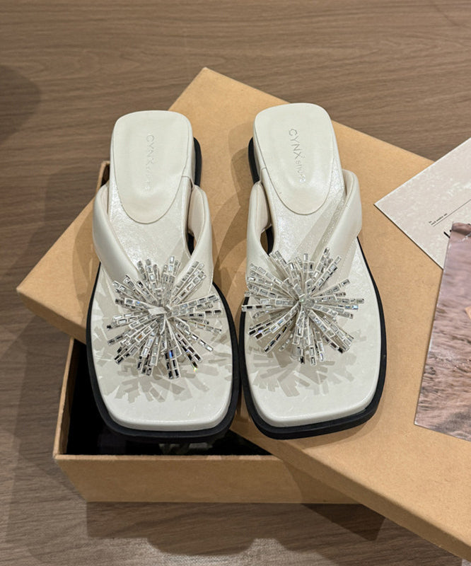 Dames Slippers met Waterdiamant Design 4