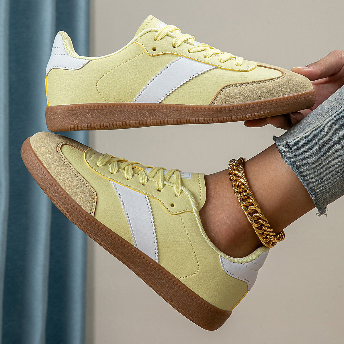 Dames Sneakers Ademend Antislip Trendy Stijl voor Casual en Sportieve Outfits 4