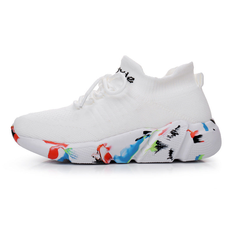Dames Sneakers Ademend Met Dynamisch Kleurontwerp 0