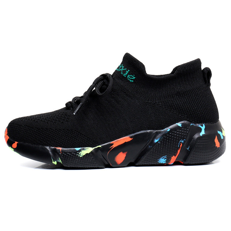 Dames Sneakers Ademend Met Dynamisch Kleurontwerp 11