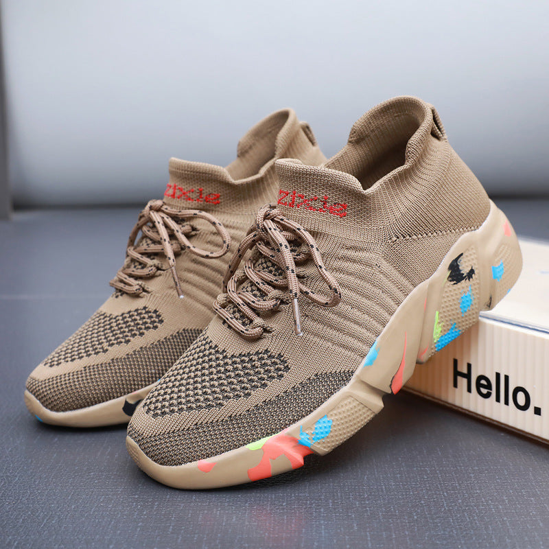 Dames Sneakers Ademend Met Dynamisch Kleurontwerp 4