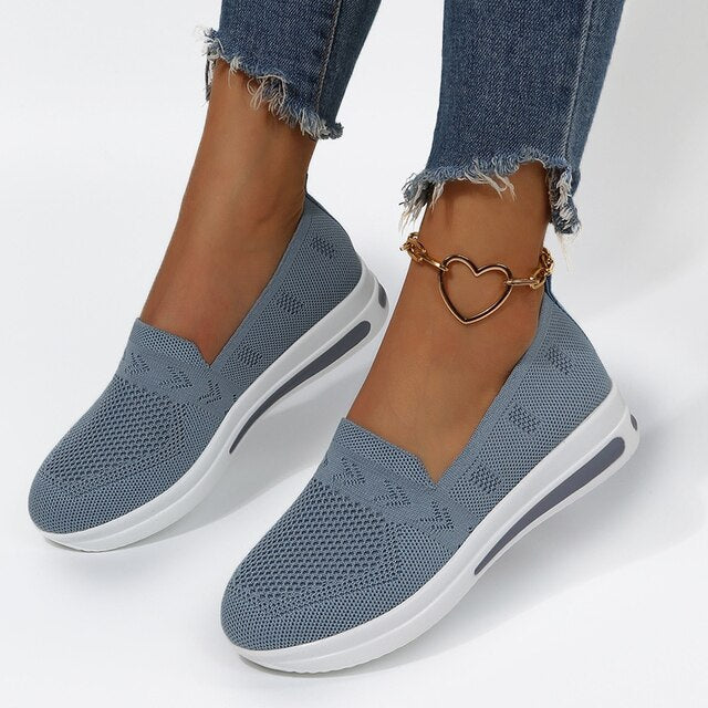 Dames Sneakers Ademend Orthopedisch Casual Textiel 2
