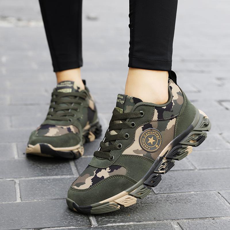 Dames Sneakers Camouflage Design voor Actieve Levensstijl 2