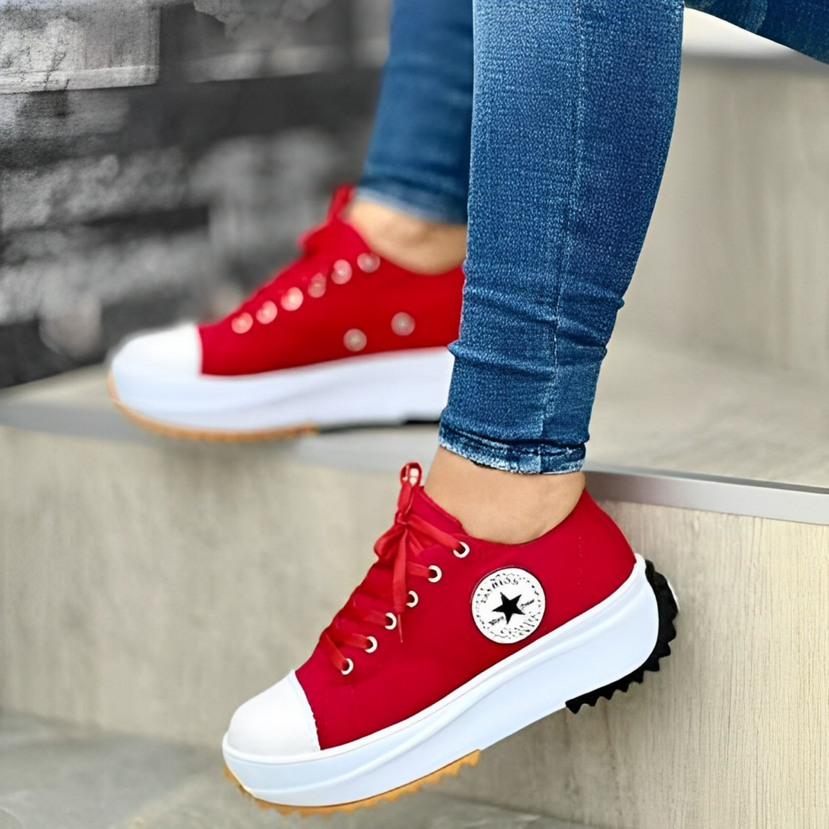 Dames Sneakers Canvas Schoenen Modieuze Stijl 5
