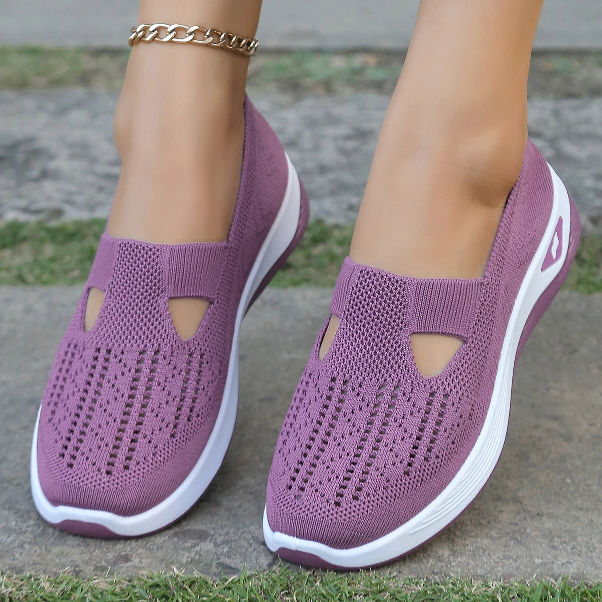 Dames Sneakers Casual Ademend Lichtgewicht Textiel 11