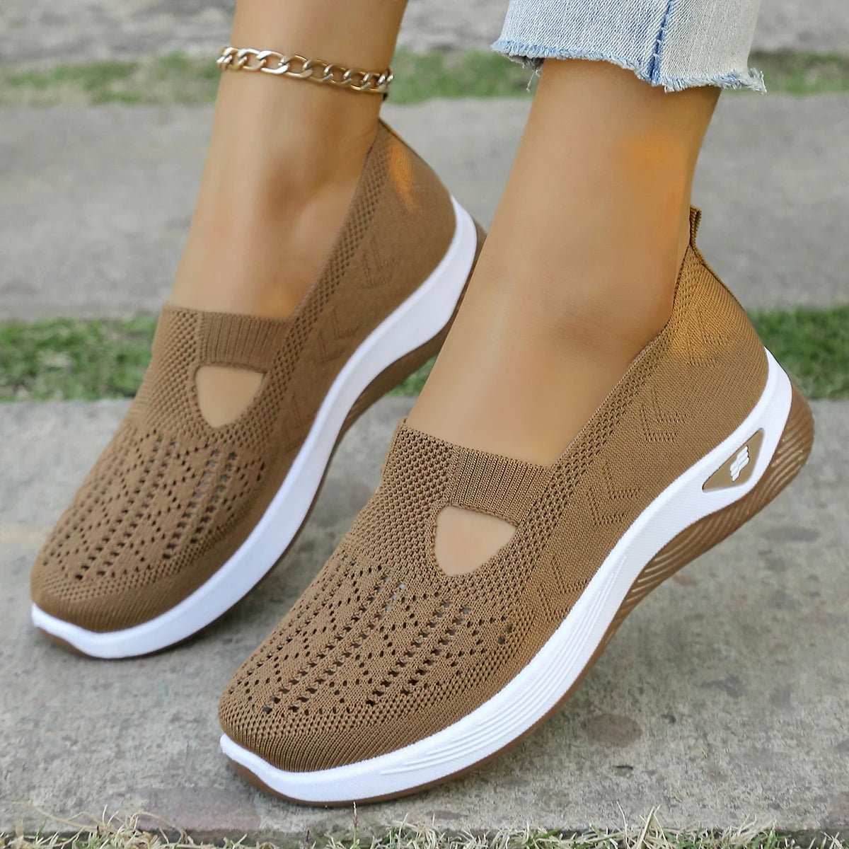 Dames Sneakers Casual Ademend Lichtgewicht Textiel 15