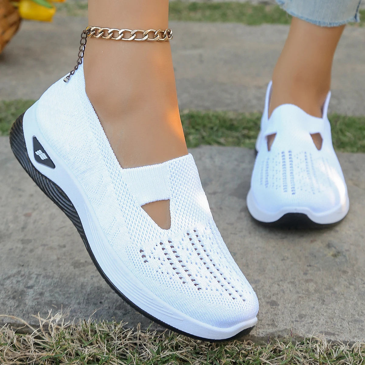 Dames Sneakers Casual Ademend Lichtgewicht Textiel 16