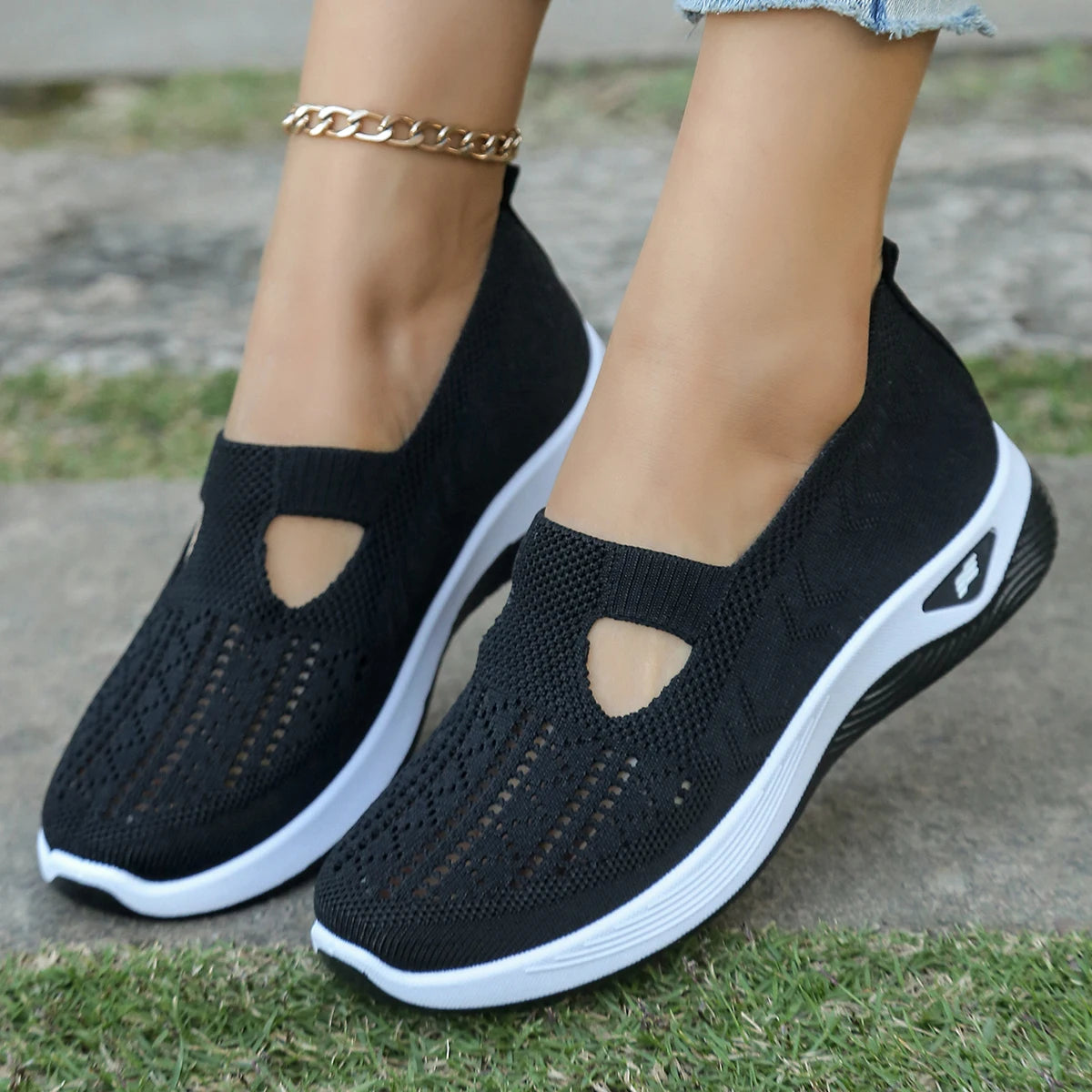 Dames Sneakers Casual Ademend Lichtgewicht Textiel 6