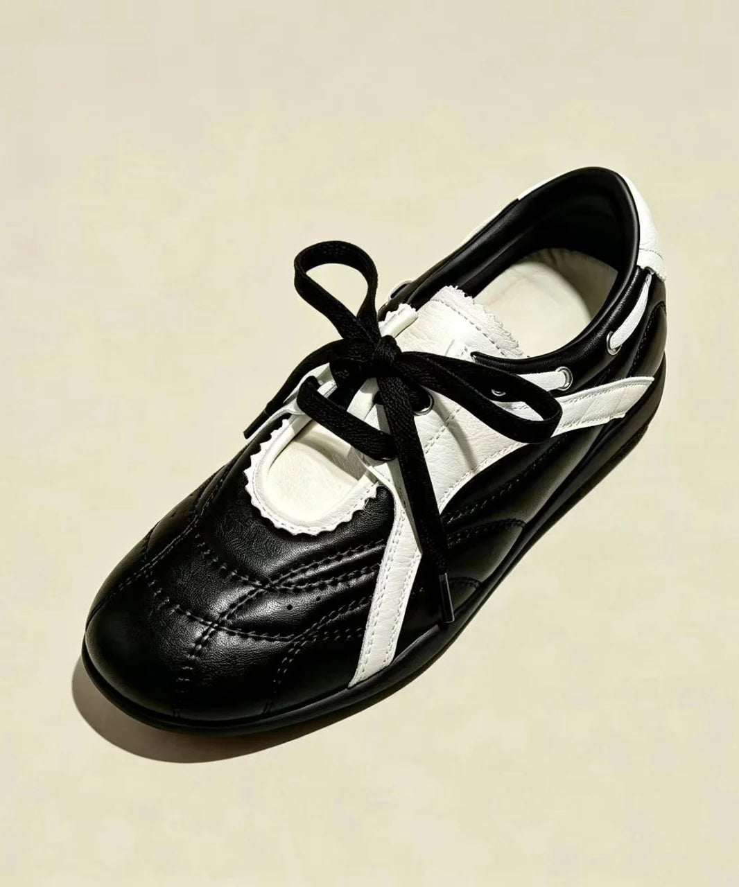 Dames Sneakers Casual Met Vetersluiting En Sleehak 4