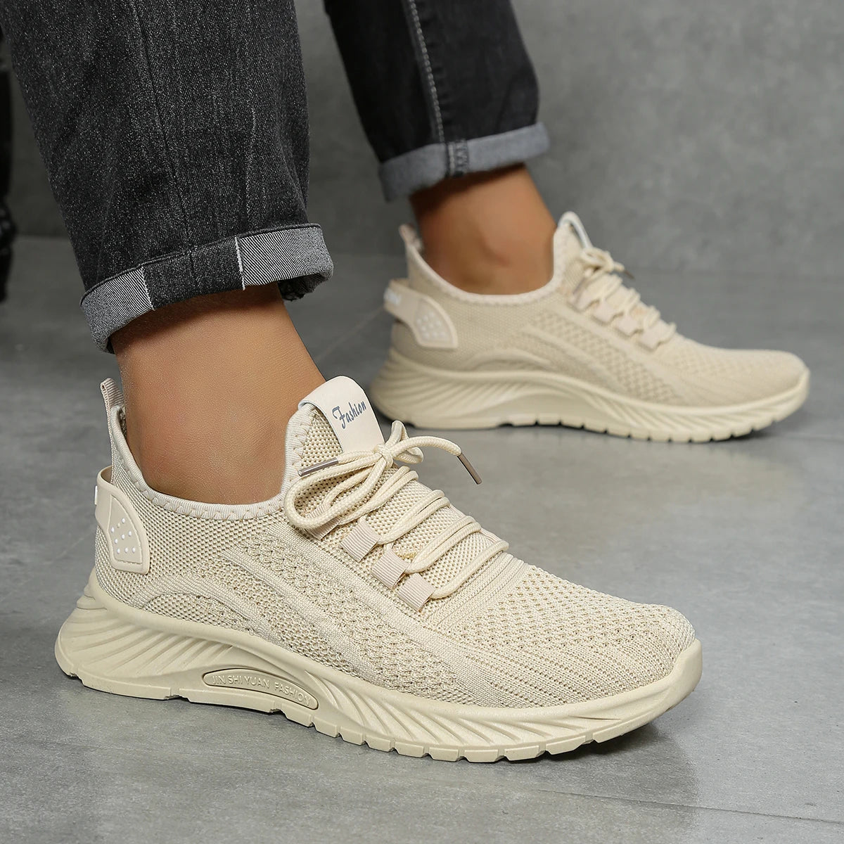 Dames Sneakers Casual Mode Sportief Weven 2