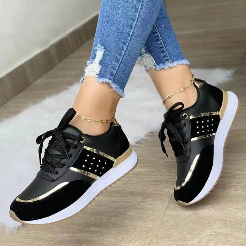 Dames Sneakers Casual PU-leer 2