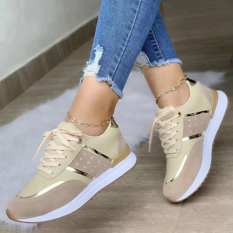 Dames Sneakers Casual PU-leer 3