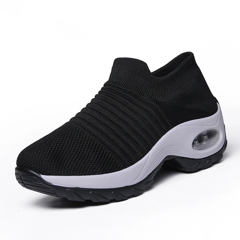 Dames Sneakers Casual Sport Sokken Met Dikke Zool 14