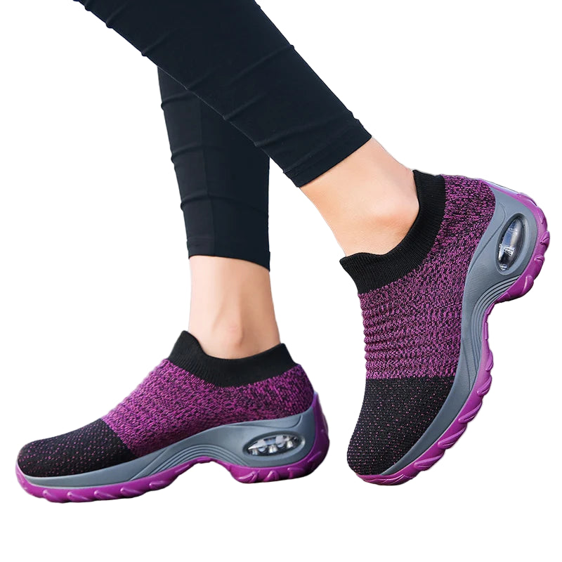 Dames Sneakers Casual Sport Sokken Met Dikke Zool 2