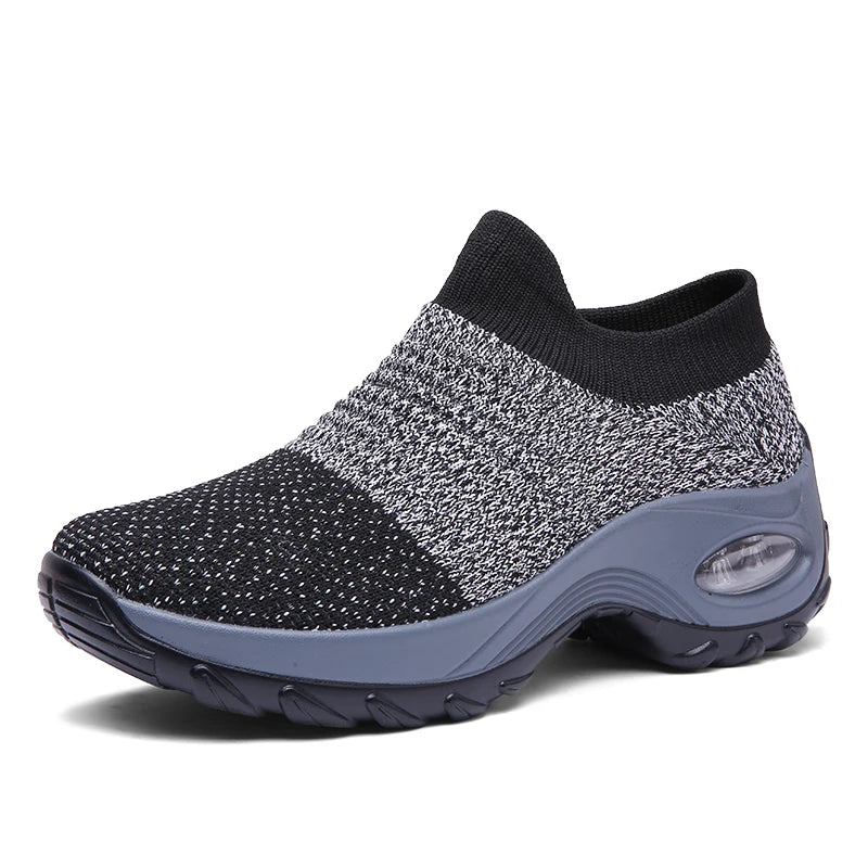Dames Sneakers Casual Sport Sokken Met Dikke Zool 9