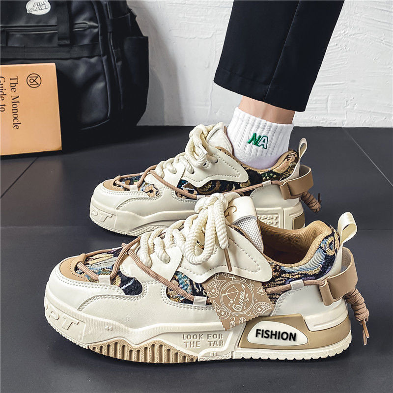 Dames Sneakers Chunky Met Vetersluiting voor Casual en Sportieve Gelegenheden 6