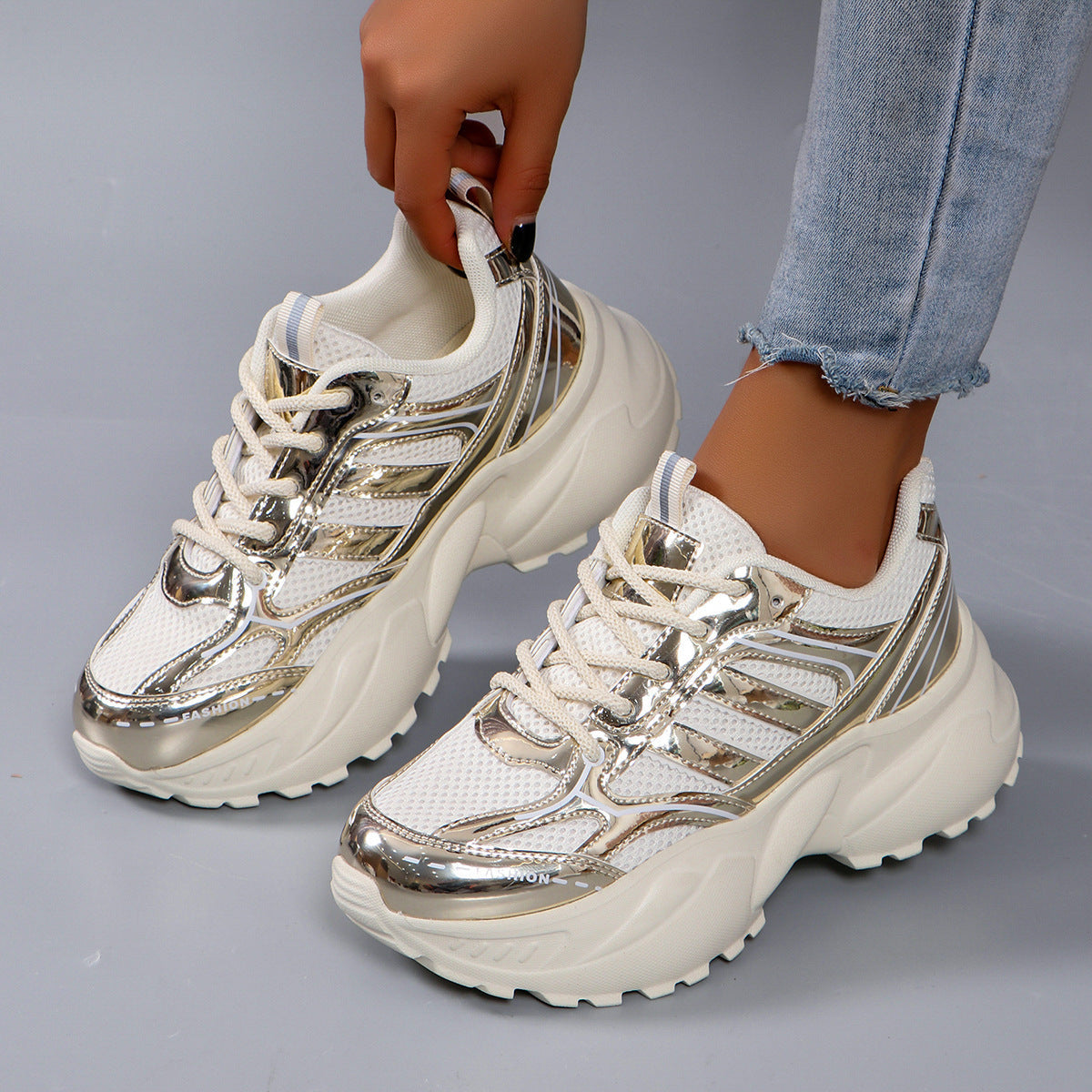 Dames Sneakers Chunky Stijl Casual & Sportief 2