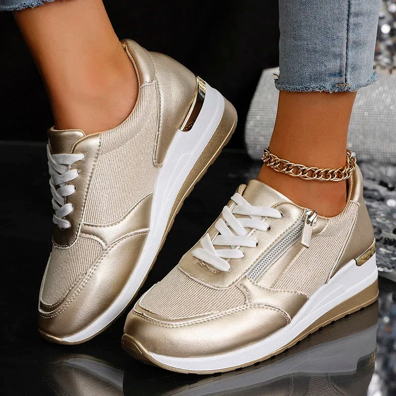 Dames Sneakers Enkelhoog met Platform 2