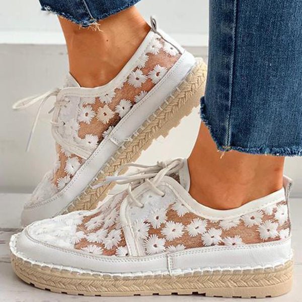 Dames Sneakers Geborduurd Casual Stijl 2