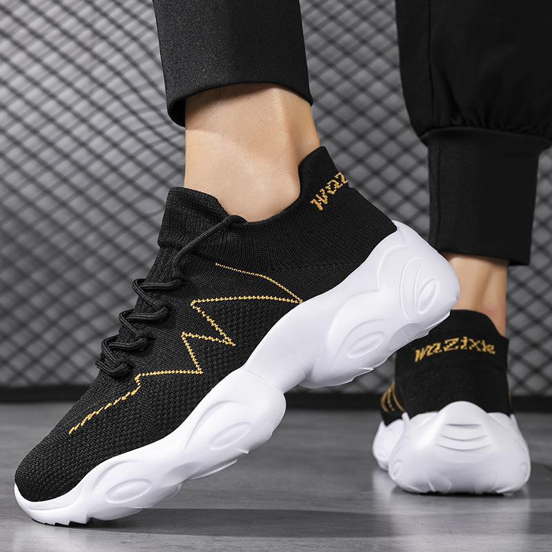Dames Sneakers Gebreid Met Elastische Schacht 3