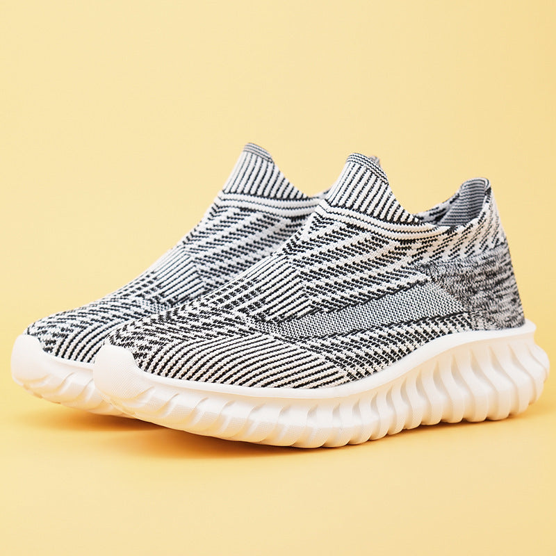 Dames Sneakers Gebreid met Antislipzool 3