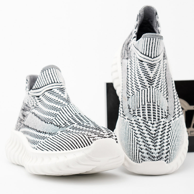 Dames Sneakers Gebreid met Antislipzool 4