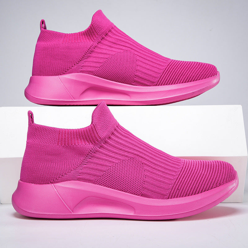 Dames Sneakers Gebreid met Antislipzool 7