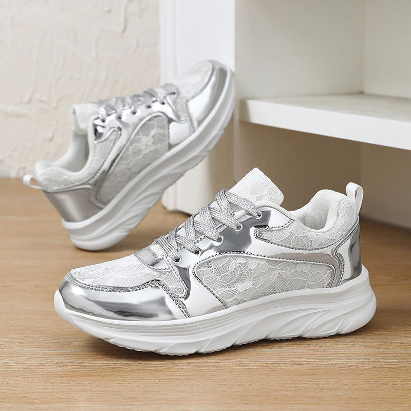 Dames Sneakers Glanzend Design Comfortabel en Trendy 3