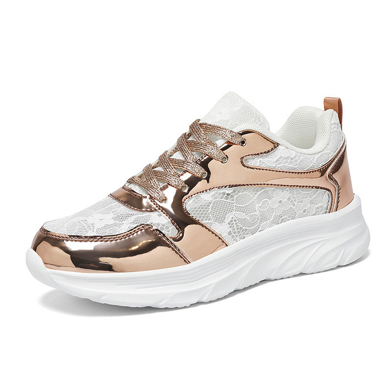 Dames Sneakers Glanzend Design Comfortabel en Trendy 5