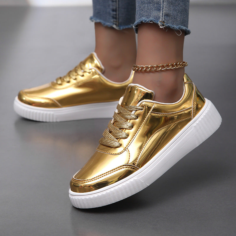 Dames Sneakers Glanzend Met Dempende Zool 3