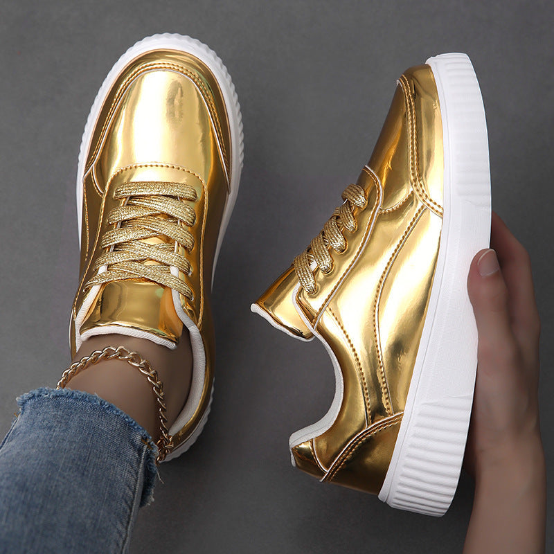 Dames Sneakers Glanzend Met Dempende Zool 4