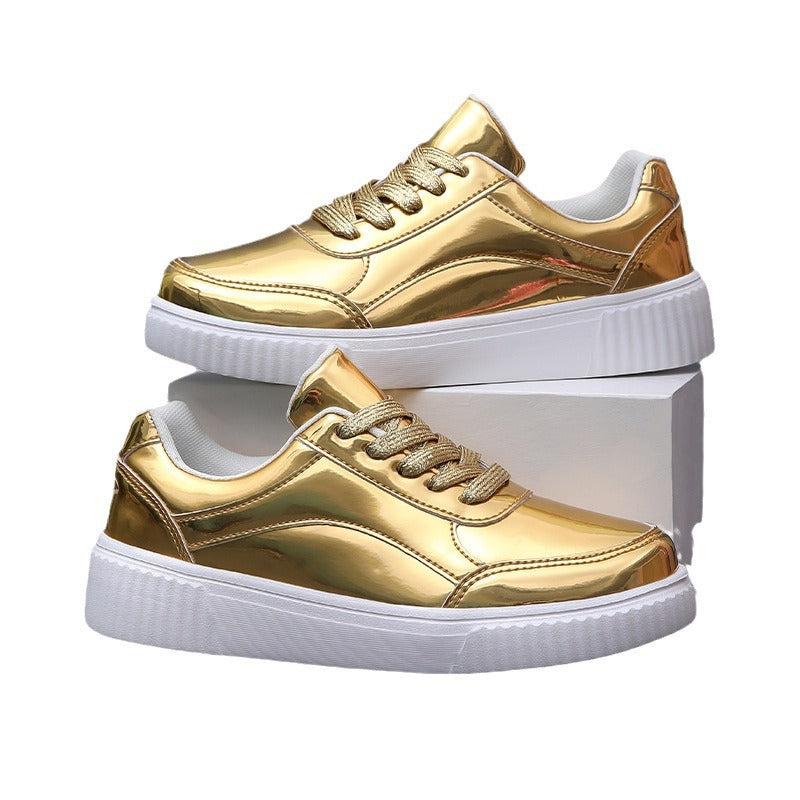 Dames Sneakers Glanzend Met Dempende Zool 5
