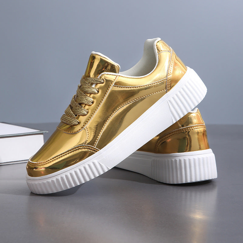 Dames Sneakers Glanzend Met Dempende Zool 6