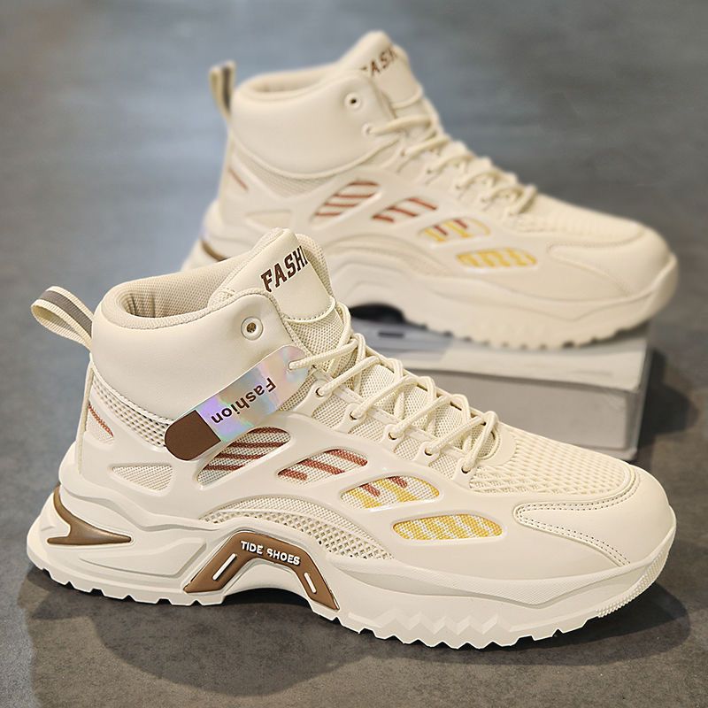 Dames Sneakers Hoge Casual Stijl met Ademend Mesh-Oppervlak 1