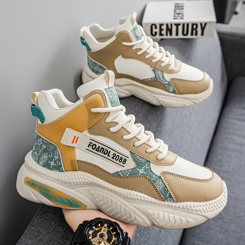 Dames Sneakers Hoog Met Uniek Design 2