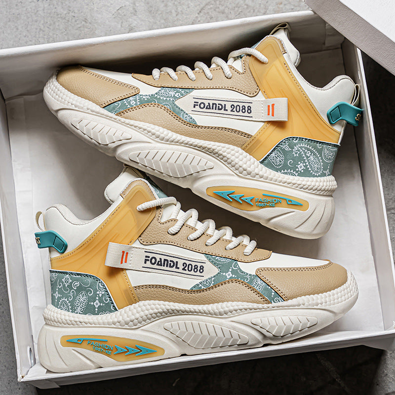 Dames Sneakers Hoog Met Uniek Design 5