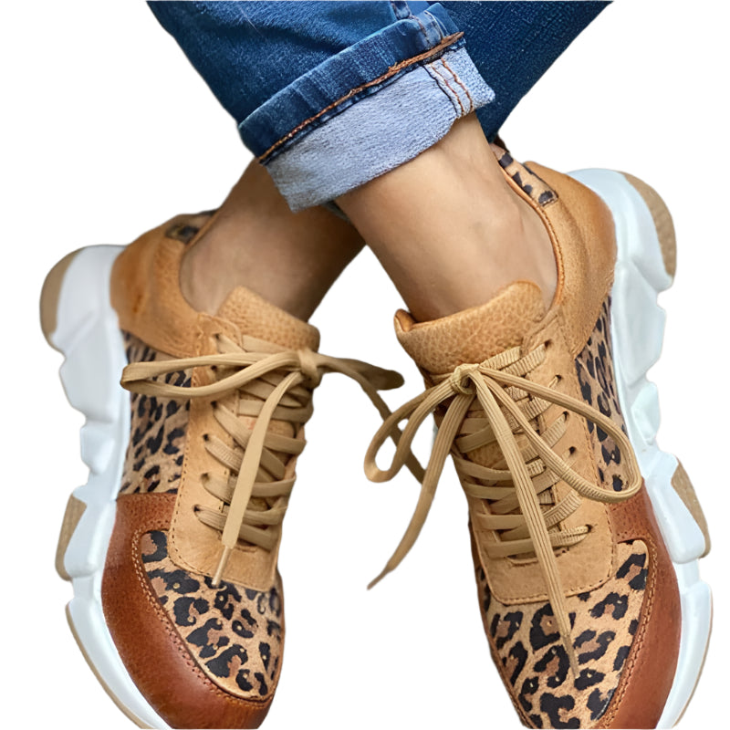 Dames Sneakers Leopard Print Trendy en Comfortabel 0