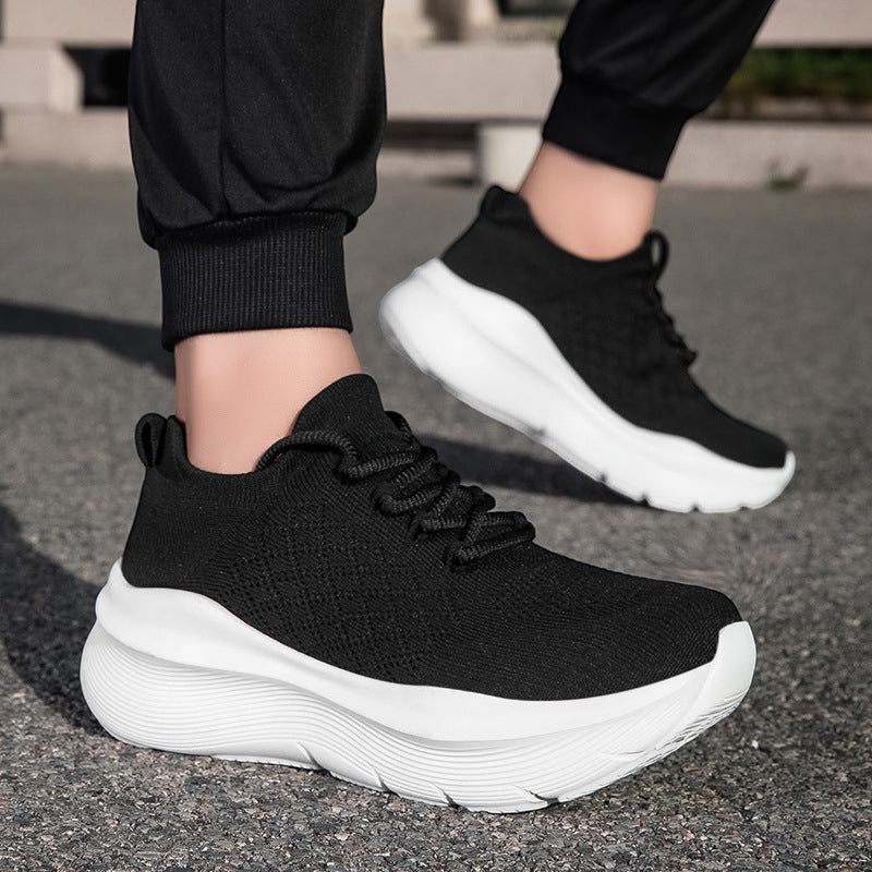 Dames Sneakers Lichtgewicht Gebreid Flexibel Ontwerp 3