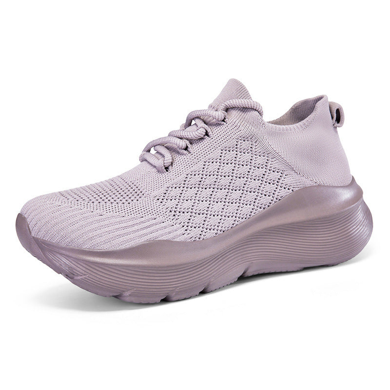 Dames Sneakers Lichtgewicht Gebreid Flexibel Ontwerp 8