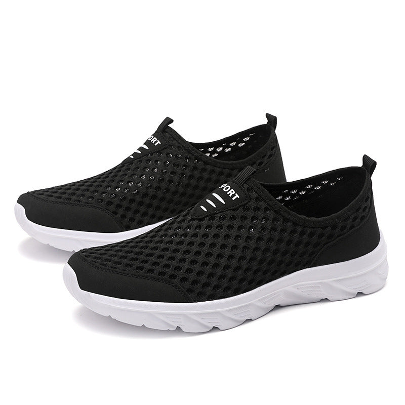Dames Sneakers Lichtgewicht en Ademend Slip-On Vrijetijdsschoenen 5