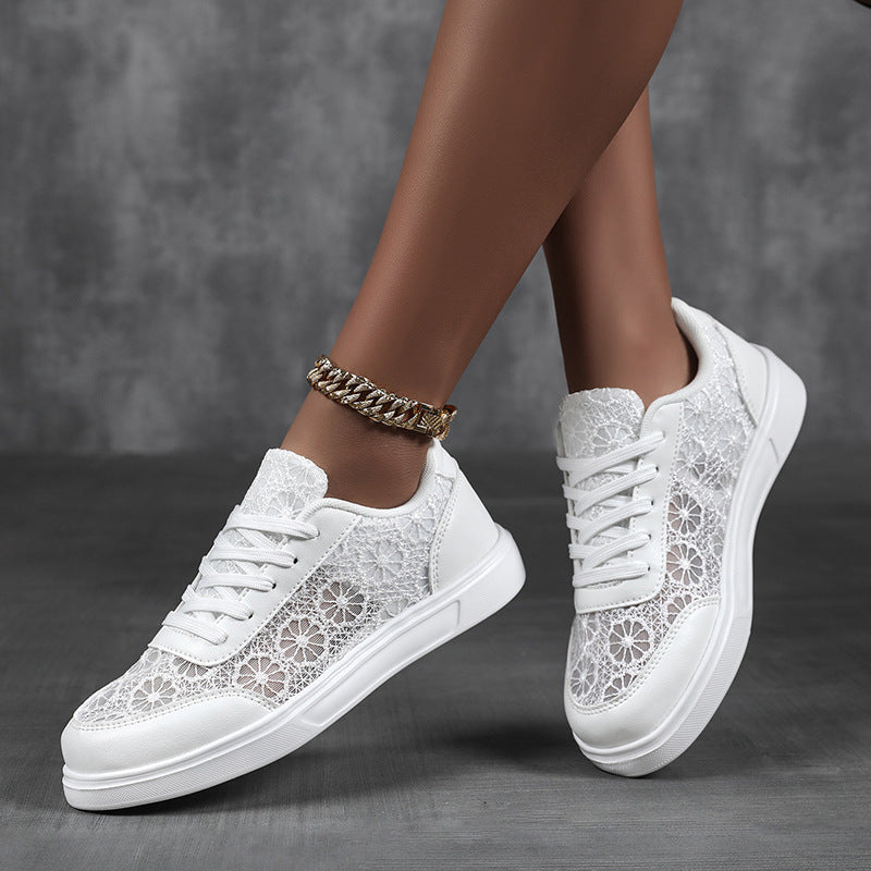 Dames Sneakers Met Bloemaccenten 1