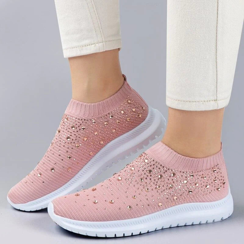 Dames Sneakers Met Kristallen Accenten 1