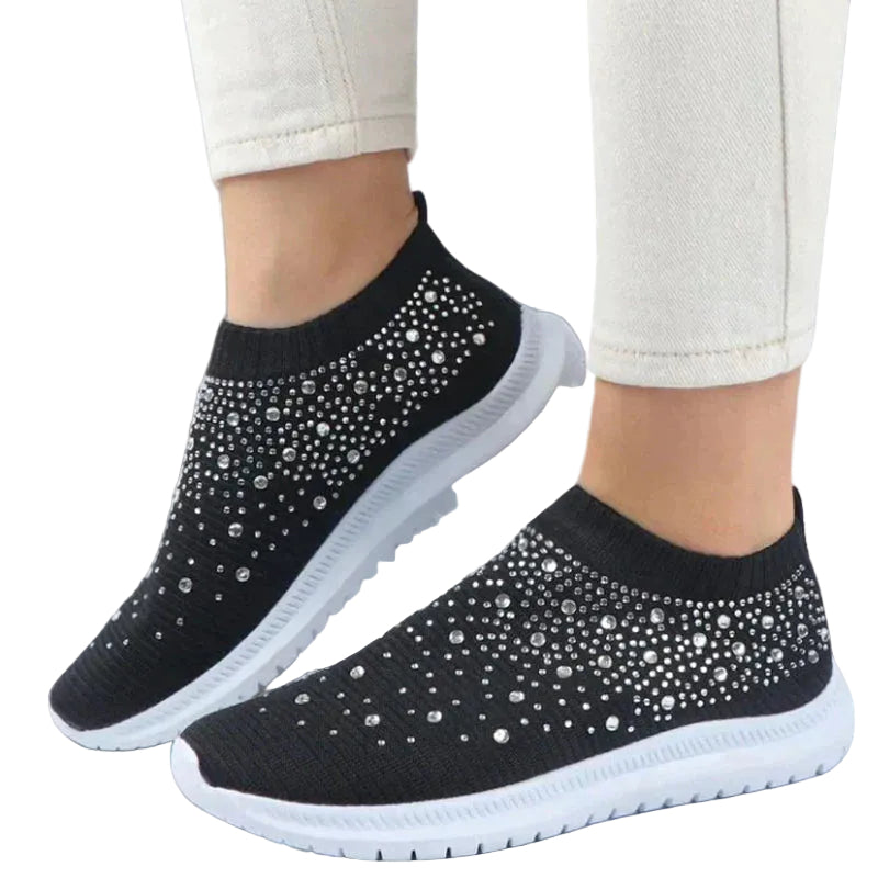 Dames Sneakers Met Kristallen Accenten 2