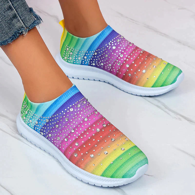 Dames Sneakers Met Kristallen Accenten 7