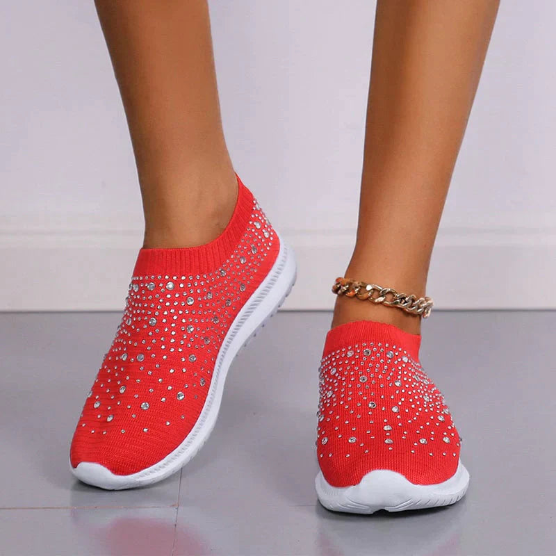 Dames Sneakers Met Kristallen Accenten 8