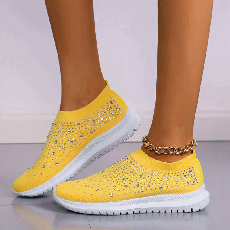 Dames Sneakers Met Kristallen Accenten 9
