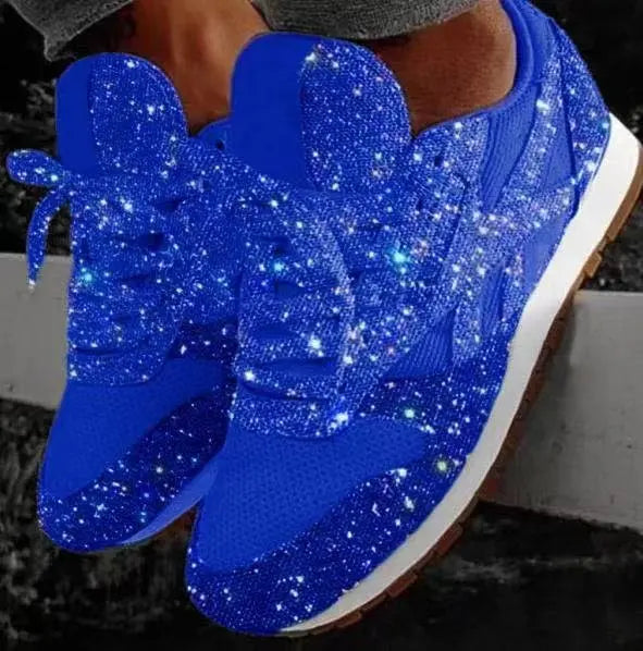 Dames Sneakers Met Pailletten Casual Ademend Schuim 1