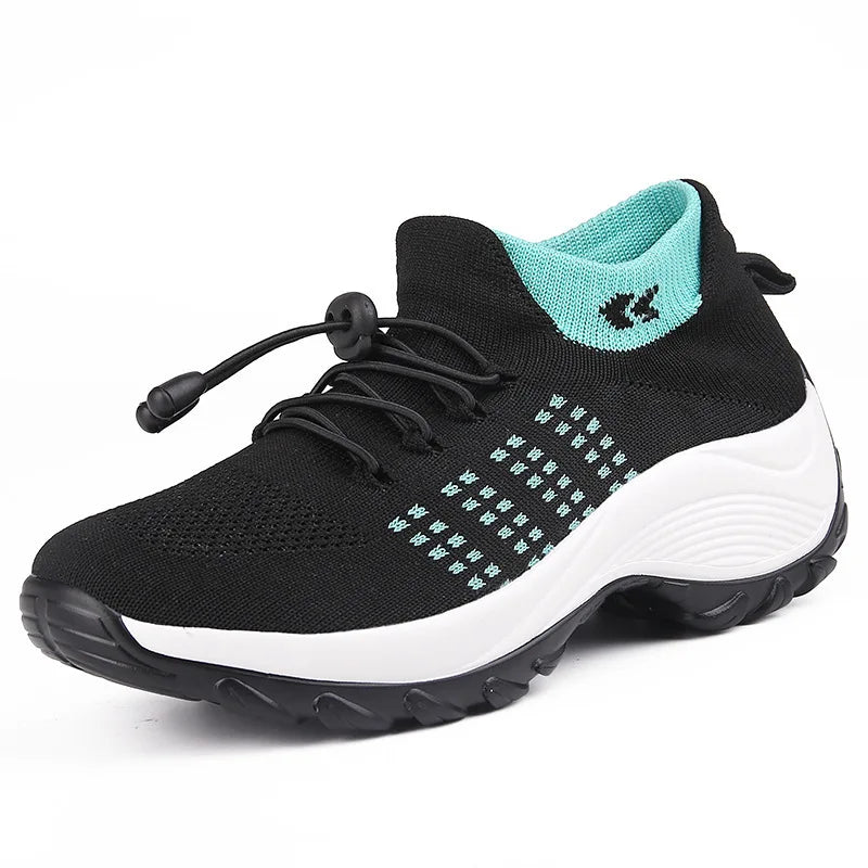 Dames Sneakers Orthopedisch Platform Ademend Textiel 9
