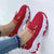 Dames Sneakers Platform Ademend Casual Textiel 3
